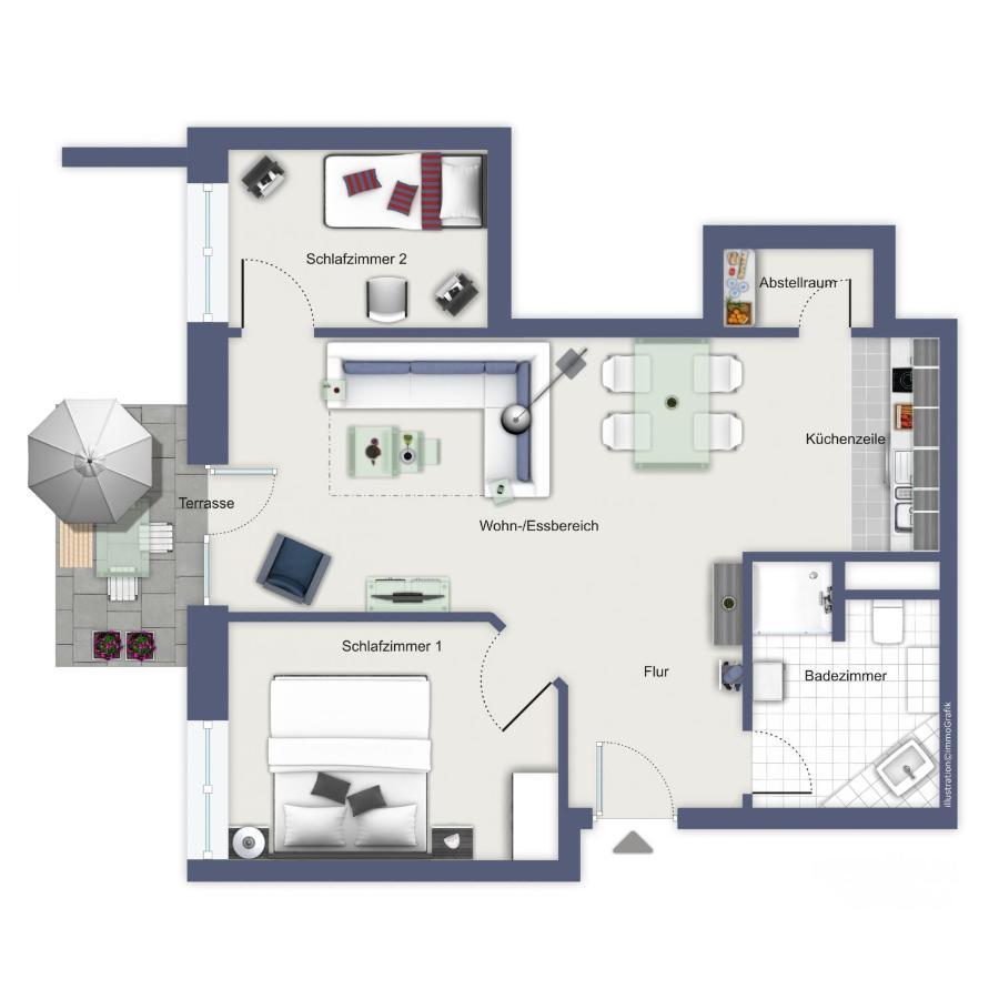 Haus Am Park Wohnung 04 Кюлунгсборн Экстерьер фото